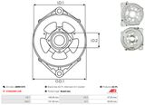 AS-PL Hållare, generator-drivfläns ABR0147S