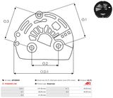 AS-PL Skyddskåpa, generator APC0065S