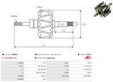 AS-PL Rotor, generator AR0016