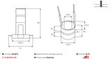 AS-PL Контактное кольцо, генератор ASL9010