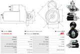 AS-PL Startmotor S0035