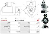 AS-PL Startmotor S0045