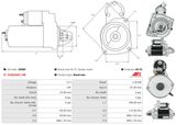 AS-PL Startmotor S0089