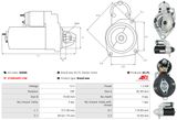AS-PL Startmotor S0098