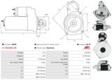 AS-PL Startmotor S0099
