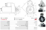 AS-PL Startmotor S01165S