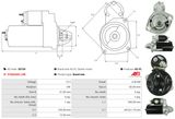 AS-PL Startmotor S0154