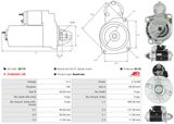 AS-PL Startmotor S0174