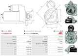 AS-PL Startmotor S0274