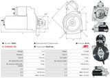 AS-PL Startmotor S0307
