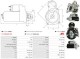 AS-PL Startmotor S0322