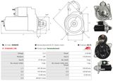 AS-PL Startmotor S0482SR