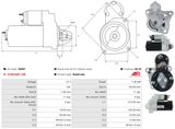 AS-PL Startmotor S0497