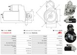 AS-PL Startmotor S0506