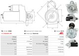 AS-PL Startmotor S0588