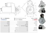 AS-PL Startmotor S0608(BOSCH)