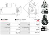 AS-PL Startmotor S0608S