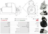 AS-PL Startmotor S1045SR