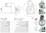 AS-PL Startmotor S1071S