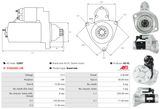 AS-PL Startmotor S2007