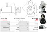 AS-PL Startmotor S3050