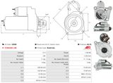 AS-PL Startmotor S3058