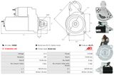 AS-PL Startmotor S3082