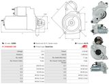 AS-PL Startmotor S3089