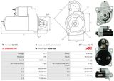 AS-PL Startmotor S3157S