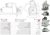 AS-PL Startmotor S4017