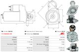 AS-PL Startmotor S5413S