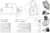 AS-PL Startmotor S5428S