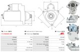 AS-PL Startmotor S6012