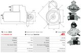 AS-PL Startmotor S6033