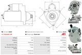 AS-PL Startmotor S6060