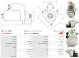 AS-PL Стартер S6095
