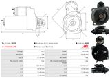 AS-PL Startmotor S9176