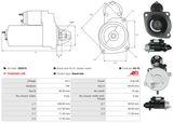 AS-PL Startmotor S9351S