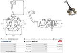 AS-PL Hållare, kolborstar SBH0009(SCHUNK)