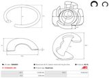 AS-PL Reparationssats, startmotor SDK0003