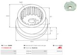 AS-PL Reparationssats, startmotor SG0006