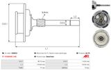 AS-PL Solhjul, planetväxel (startmotor) SG0022