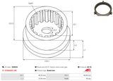 AS-PL Reparationssats, startmotor SG0034