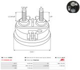 AS-PL Reparationssats, startmotor SP0001