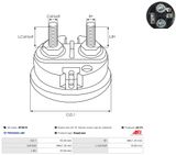 AS-PL Reparationssats, startmotor SP0019