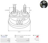 AS-PL Reparationssats, startmotor SP0026