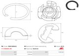 AS-PL Reparationssats, startmotor SRS0136(BULK)