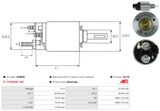 AS-PL Solenoid, startmotor SS0026