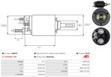 AS-PL Solenoid, startmotor SS0076