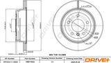 DR!VE+ Тормозной диск DBD1352C